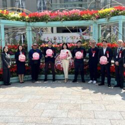 一人一花スプリングフェス ハンギングバスケット審査員就任